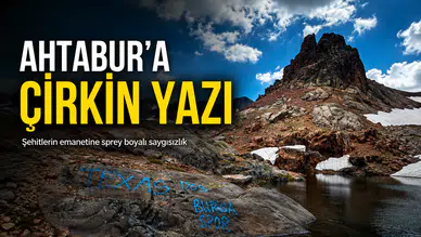 Şehitlerin emanetine holigan saygısızlığı!