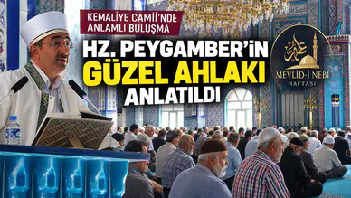 Kemaliye Camii’ndeki Buluşmada Hz. Peygamber’in Güzel Ahlakı Anlatıldı