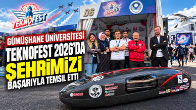 Gümüşhane Üniversitesi Eko Maraton Kulübü TEKNOFEST 2026'da Şehrimizi Başarıyla Temsil Etti