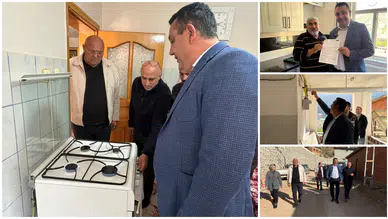 Gümüşhane Belediyesi Doğalgaz Dönüşüm Desteği İle Evlerde Gaz Kullanımı Başladı
