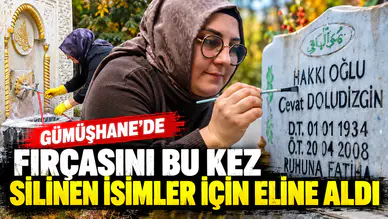 Gümüşhane’de Örnek Farkındalık: Mezar Taşları ve Çeşmeler Gönüllü Olarak Boyandı