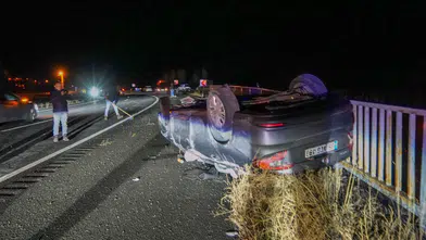 Gümüşhane’de otomobil takla attı: 5 yaralı