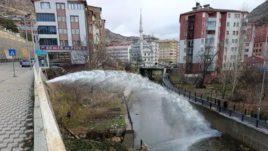 Ana su hattındaki tadilat tonlarca içme suyunu Harşit Çayı’na akıttı