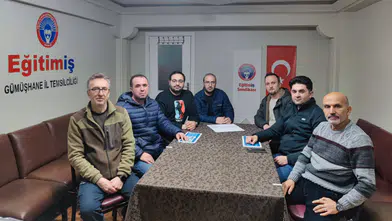 Eğitim-İş Gümüşhane İl Temsilciliği’nde bayrak değişimi