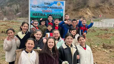 Torul’da Eğitime Yeşil Dokunuş: ÇEDES Hatıra Ormanı Kuruldu