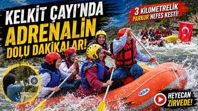 Kelkit Çayı’nda Adrenalin Dolu Dakikalar: 3 Kilometrelik Parkur Nefes Kesti!