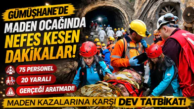 Maden Ocağında Nefes Kesen Dakikalar! 75 Personel, 20 Yaralı: Gerçeği Aratmadı