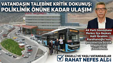 AK Parti Merkez İlçe Başkanlığı’ndan Vatandaşın Talebine Kritik Dokunuş