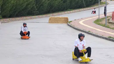 Kampüste Adrenalin Tavan Yaptı: Rampadan Aşağı Son Sürat İndiler!