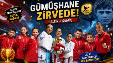Karate Turnuvasında Gümüşhane Damgası: Altın Kupa Bizim!