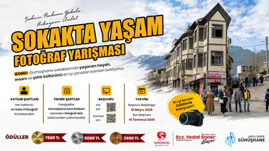 Gümüşhane Belediyesi "Sokakta Yaşam Fotoğraf Yarışması" Düzenliyor
