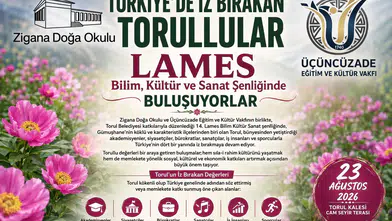 LAMES Bilim Kültür ve Sanat Şenliği 23 Ağustos'ta Torul Kalesi Cam Seyir Terası'nda Düzenlenecek
