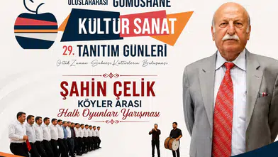 Şahin Çelik Köyler Arası Halk Oyunları Şenliği Yapılacak