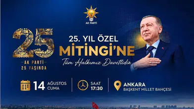AK Parti Gümüşhane İl Başkanı Erdoğdu’dan 25. Yıl Mitingine davet