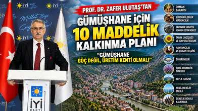 Prof. Dr. Zafer Ulutaş: "Gümüşhane Kaynağı Olduğu Halde Zenginleşemeyen Bir Şehir Haline Geldi"