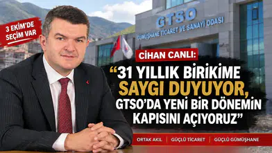 Cihan Canlı: “31 yıllık birikime saygı duyuyor, GTSO’da yeni bir dönemin kapısını açıyoruz”