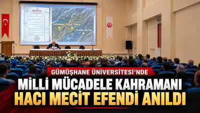 Gümüşhane Üniversitesi’nde Milli Mücadele Kahramanı Hacı Mecit Efendi Anıldı