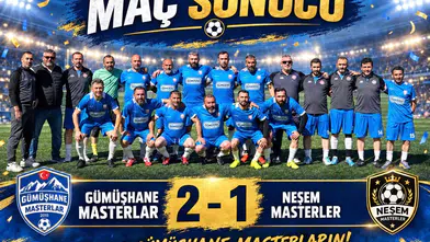 Gümüşhane Masterlar Sezona Galibiyetle Başladı: 2-1