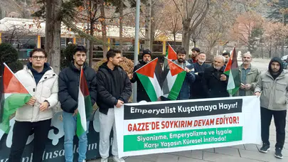 Gümüşhane’den Gazze için hükümete ve dünyaya net çağrı: "Soykırıma ortak olmayın, vanaları kapatın"