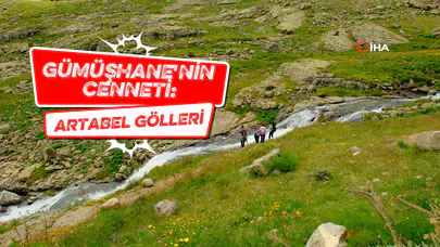 Gümüşhane’nin zirvesi Artabel Gölleri yaz güzelliğiyle büyüledi