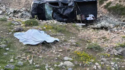 Yayla yolunda feci kaza: 2 ölü, 4 yaralı