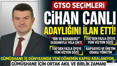 GTSO’da seçim heyecanı: Cihan Canlı "Ben de varım" dedi