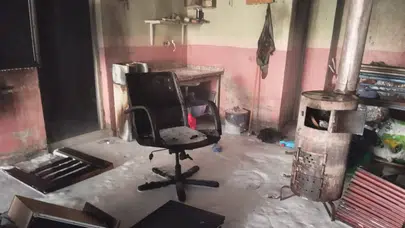 Kelkit’te sobaya dökülen tiner parladı: 1 kişi ağır yaralandı