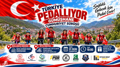Gümüşhane'de Cumhuriyet Coşkusu Bu Kez Pedallarla Yaşanacak