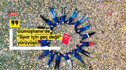 Gümüşhane’de “Spor İçin Geç Değil” Yürüyüşü Kalis Yaylası’nda Gerçekleşti