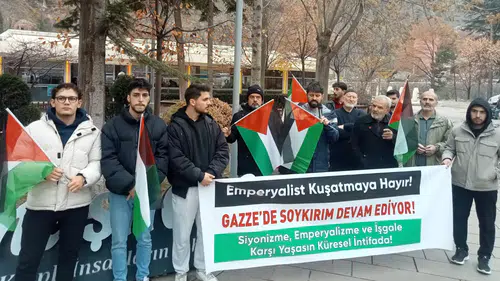 Gümüşhane’den Gazze için hükümete ve dünyaya net çağrı: "Soykırıma ortak olmayın, vanaları kapatın"