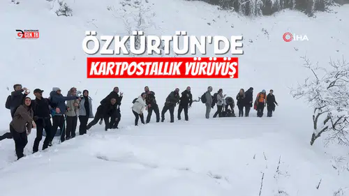 Gümüşhane’de kartpostallık doğa yürüyüşü