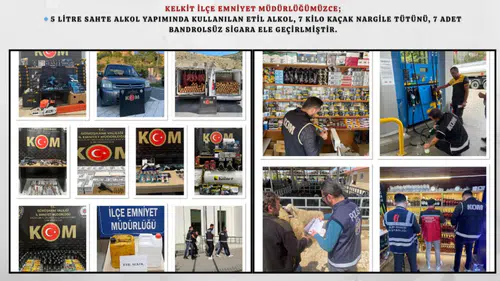 Gümüşhane Emniyeti'nden suç organizasyonlarına 70 operasyon