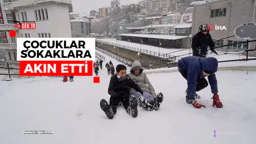 Tatili fırsat bilen çocuklar sokaklara akın etti