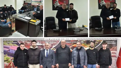 Gümüşhane Belediyesi’nden amatör spor kulüplerine anlamlı destek