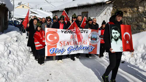 Gümüşhane’de 33. Kar Voleybolu Şenliği, Milli Futbolcu Ahmet Çalık Anısına Düzenlendi