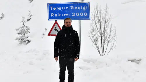 Vali Baruş karla mücadele çalışmalarını denetledi