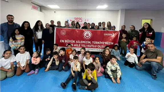 Gümüşhane’de Minik Kalpler “Benim Ailem” Atölyesinde Buluştu