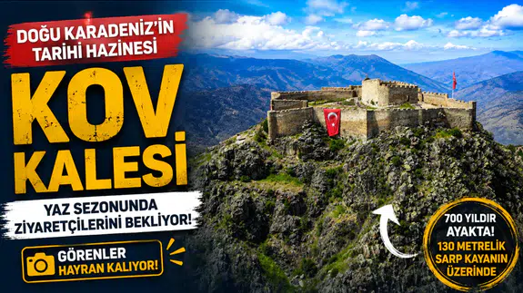 130 Metrelik Sarp Kayanın Üzerinde 700 Yıldır Ayakta! Görenler Hayran Kalıyor