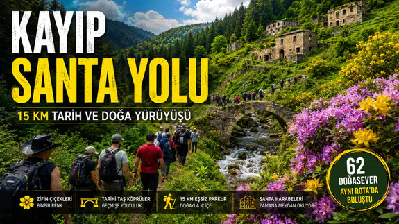Zifin Çiçekleri Arasında Santa’nın kayıp yolunda Tarihin İzini Sürdüler