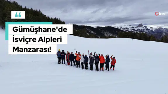 Gümüşhane’nin Alpleri Tersun Dağı’nda büyüleyici görüntüler