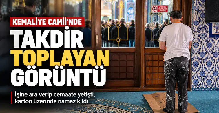 Kemaliye Camii'nde Takdir Toplayan Görüntü