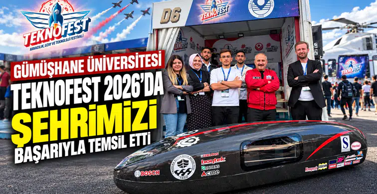 Gümüşhane Üniversitesi Eko Maraton Kulübü TEKNOFEST 2026'da Şehrimizi Başarıyla Temsil Etti