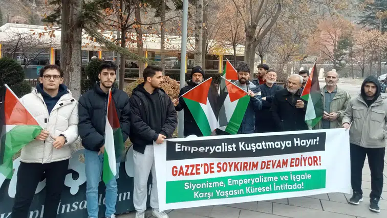 Gümüşhane’den Gazze için hükümete ve dünyaya net çağrı: "Soykırıma ortak olmayın, vanaları kapatın"