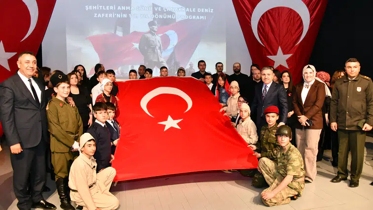 Gümüşhane’de 18 Mart Şehitleri Anma Günü ve Çanakkale Zaferi’nin 111. Yıl Dönümü Törenle Kutlandı