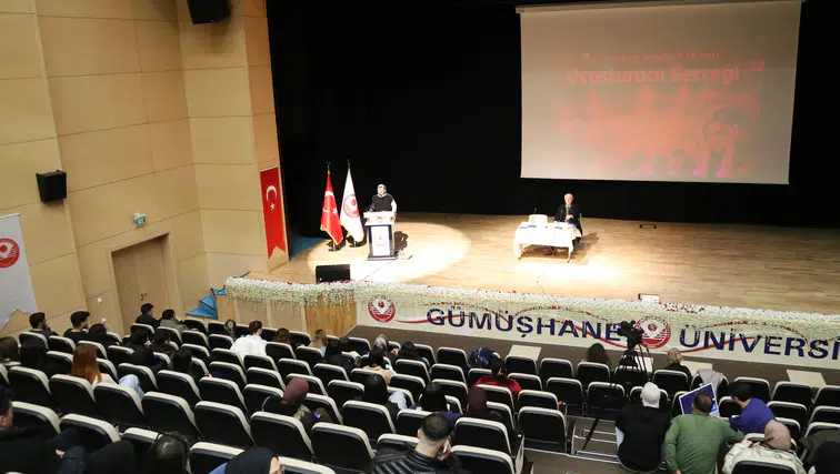 Gümüşhane Üniversitesinde "Uyuşturucu Gerçeği" Konferansı Düzenlendi