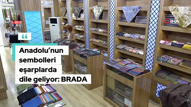 Anadolu’nun sembolleri eşarplarda dile geliyor