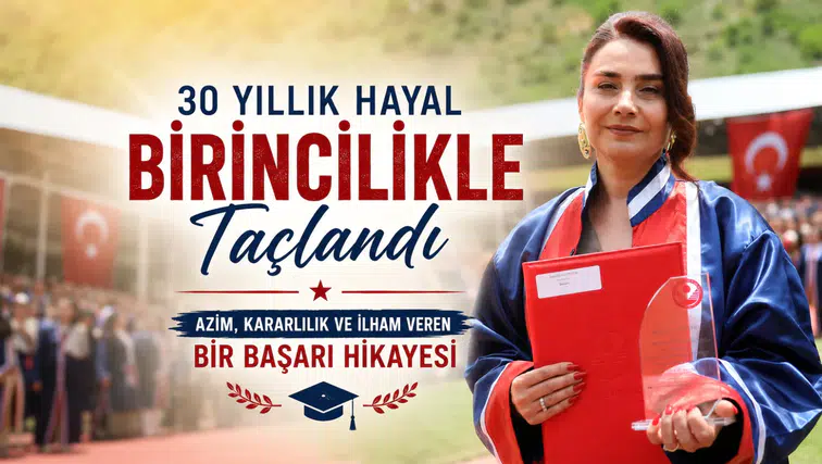 İletişim Fakültesi'nde Azmin Zaferi: Gonca Şimşek Fakülte Birincisi Oldu