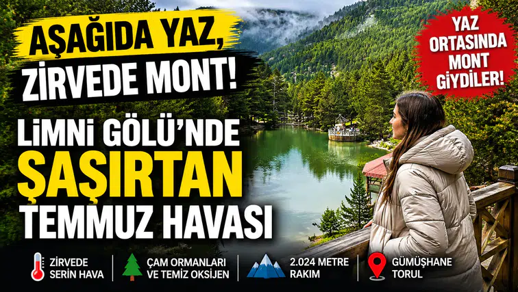 Avrupa Sıcakla Mücadele Ederken Limni Gölü’nde Montlar Giyildi