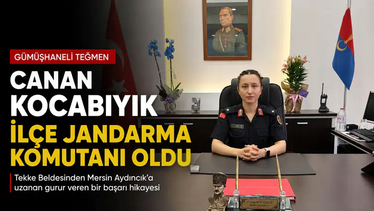 Gümüşhaneli Kadın Subaya Önemli Görev: İlçe Jandarma Komutanlığına Atandı