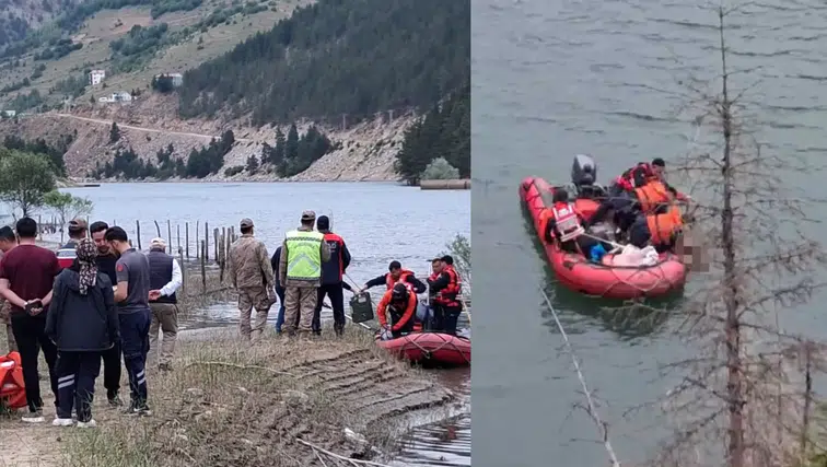 Kürtün Gökçebel Baraj Gölünde Feci Kaza: Araç Baraj Gölüne Uçtu
